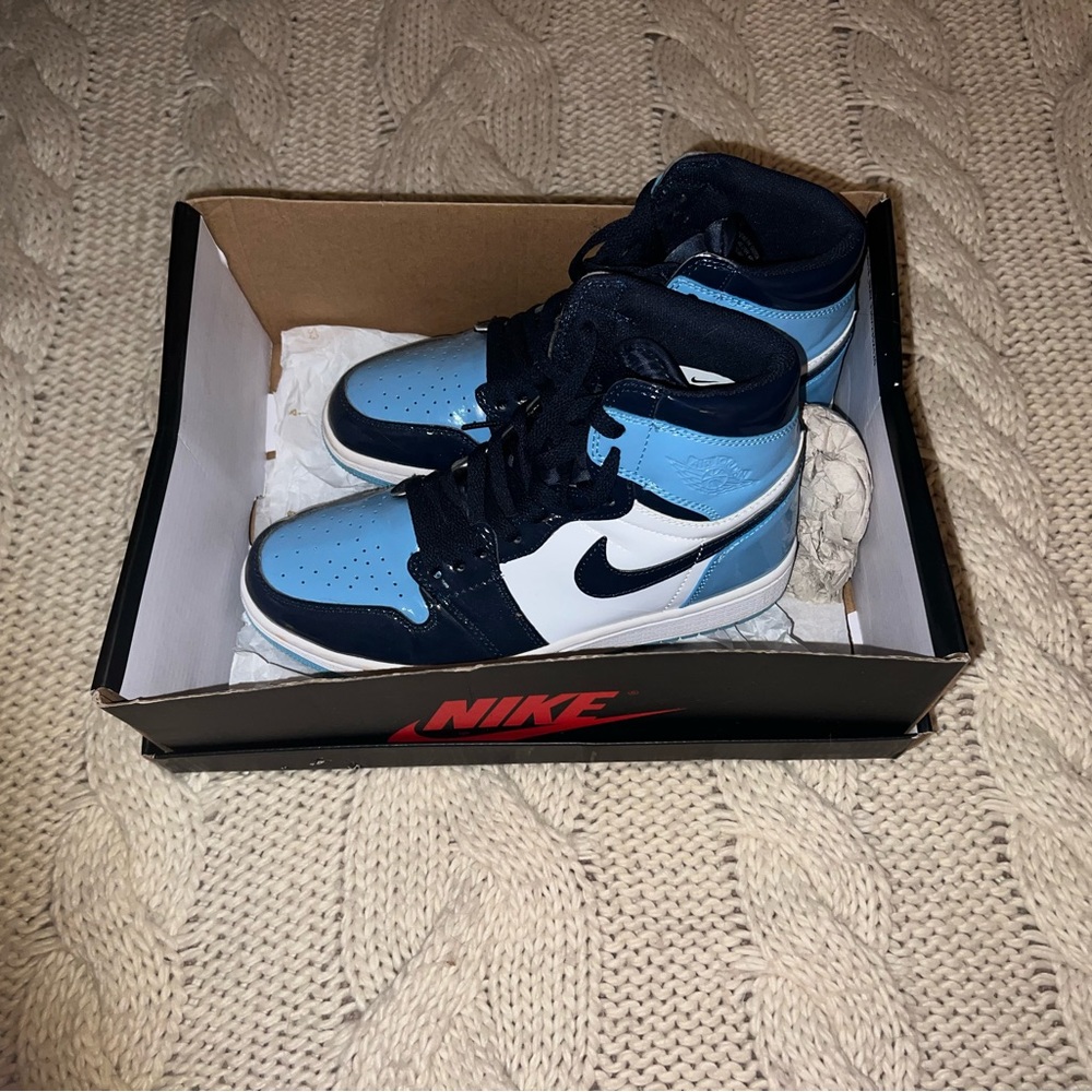 womens air jordan 1 retro high blue chill